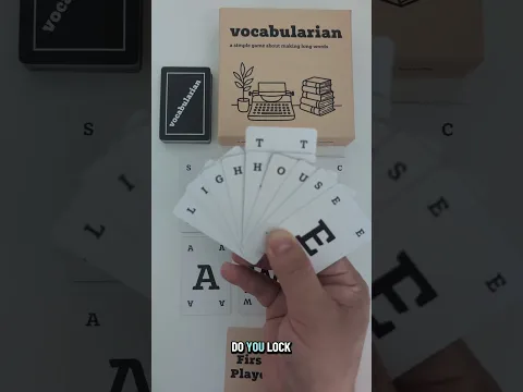 The Word Game My Wife ACTUALLY Asks To Play! Vocabularian Preview #boardgames #wordgames #gamenight