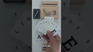 The Word Game My Wife ACTUALLY Asks To Play! Vocabularian Preview #boardgames #wordgames #gamenight