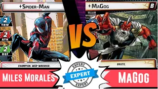 Marvel Champions | Miles Morales | Vs Expert MaGog | Solo | Leadership | Across the Spiderverse