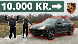 VI HAR KØBT VORES PORSCHE CAYENNE!!! 10.000 kr. til Porsche
