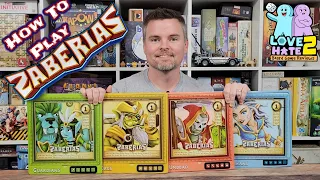 How To Play Zaberias 3rd Edition! Love 2 Hate #BoardGames Reviews