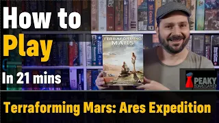 How to play Terraforming Mars: Ares Expedition board game - Full teach + Visuals - Peaky Boardgamer