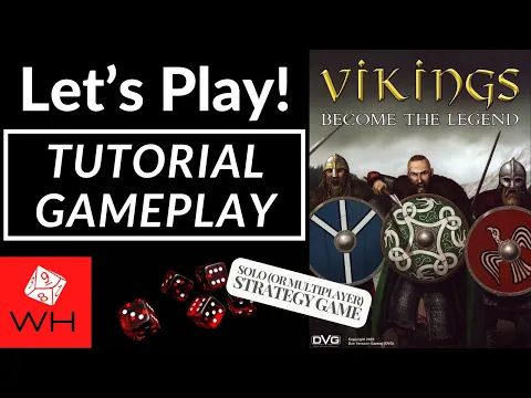 Let's Play! Vikings: Become the Legend | Boardgame | Solitaire | Tutorial Gameplay