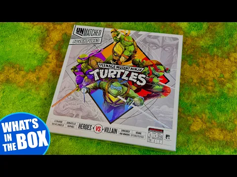 Unmatched Adventures Teenage Mutant Ninja Turtles Board Game Unboxing | Restoration Games