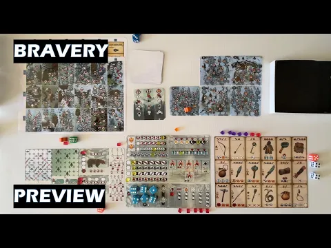 Bravery board game PnP Preview