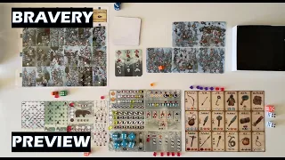 Bravery board game PnP Preview