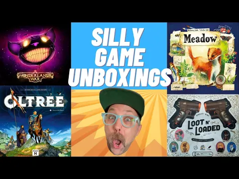 Silly Board Game Unboxings from March 2022 by Grant's Game Recs