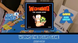 Worms Board game review & highlight