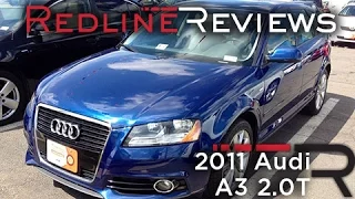 2011 Audi A3 2.0T Review, Walkaround, Start Up, Test Drive