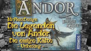 Unboxing: Die Legenden von Andor: Die ewige Kälte (deutsch/german)