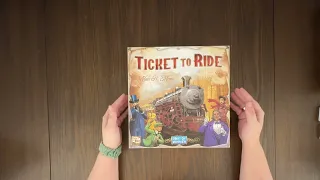 Ticket To Ride - Unboxing and Reboxing