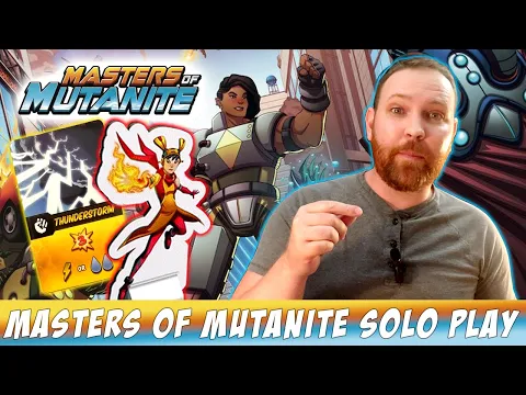 Masters of Mutanite Solo Playthrough: Katalyst vs. Plasm