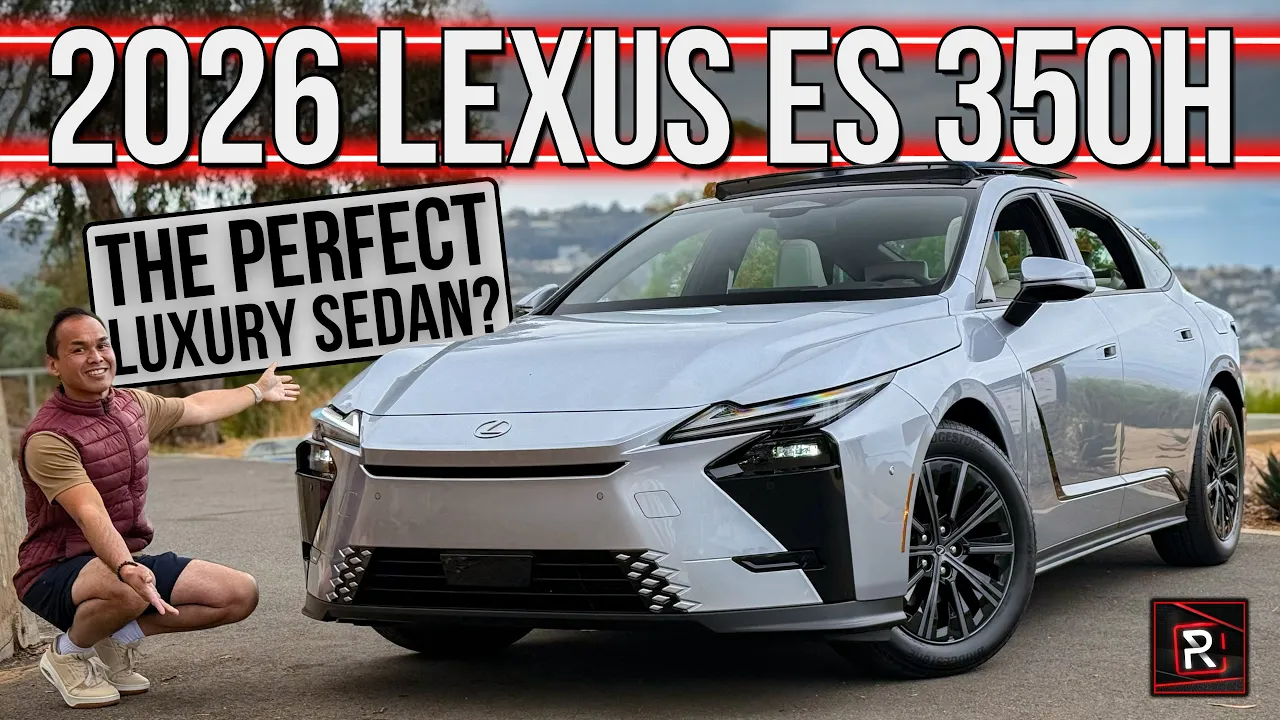 The Perfect Hybrid Luxury Sedan? | 2026 Lexus ES 350h AWD | Detailed First Drive Review