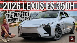 The Perfect Hybrid Luxury Sedan? | 2026 Lexus ES 350h AWD | Detailed First Drive Review