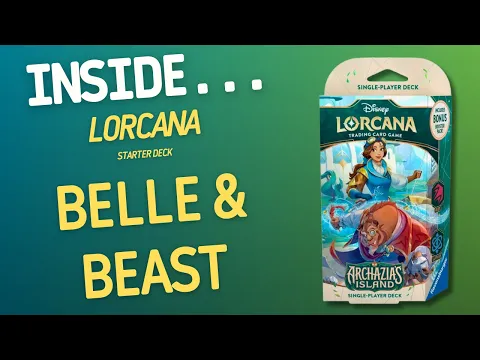 Disney Lorcana Archazia’s Island Starter Deck - Ruby and Sapphire | Inside with João Ricardo Ep806