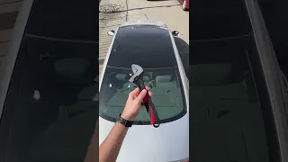 Will the car window stand strong? 🤔🚘 #tools #car #challenge