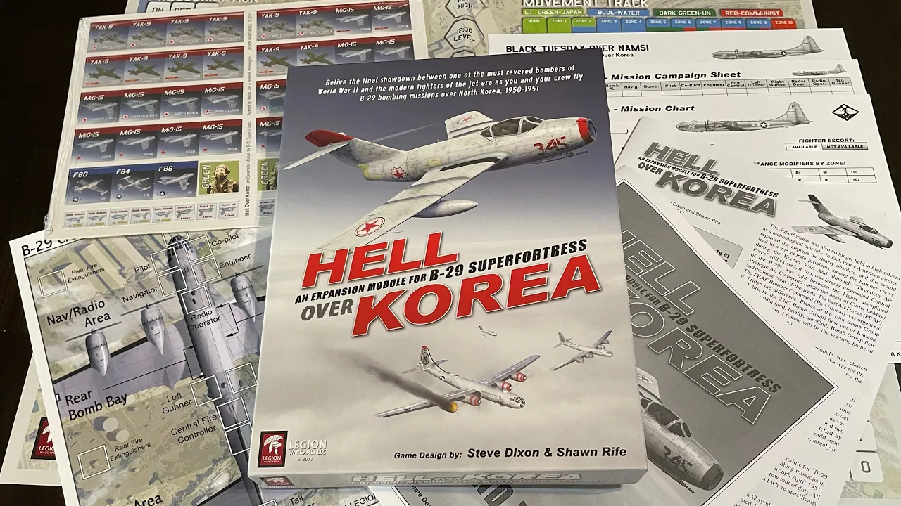 Hell Over Korea (Legion Wargames) - Unboxing and Overview