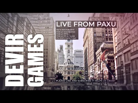 Devir has some cool new games coming up, and we got an exclusive look! Live From Pax Unplugged 2023!