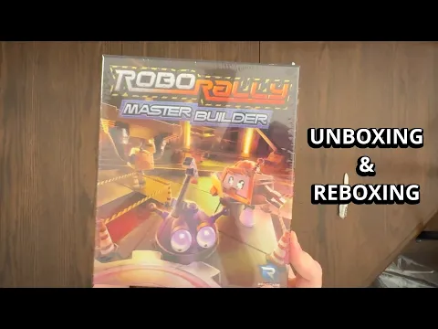 Robo Rally: Master Builder Expansion - Quick Look Unboxing & Reboxing - See What's In The Box