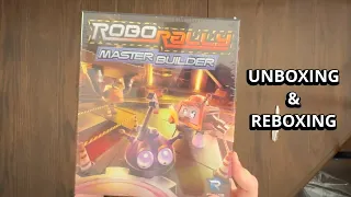 Robo Rally: Master Builder Expansion - Quick Look Unboxing & Reboxing - See What's In The Box
