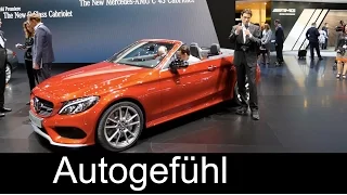 Geneva REVIEW Mercedes-AMG C43 Cabriolet Exterior/Interior/Technology V6 new neu 2017