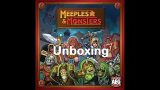 Meeples & Monsters - Unboxing - El club del dado