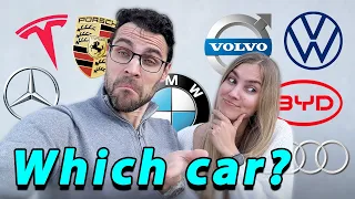 We need your advice: Which car should we buy next?