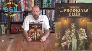 Unboxing of Prodigals Club board game