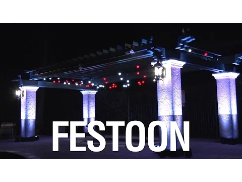 Product video thumbnail for Chauvet Festoon RGB Outdoor Party Light LED String