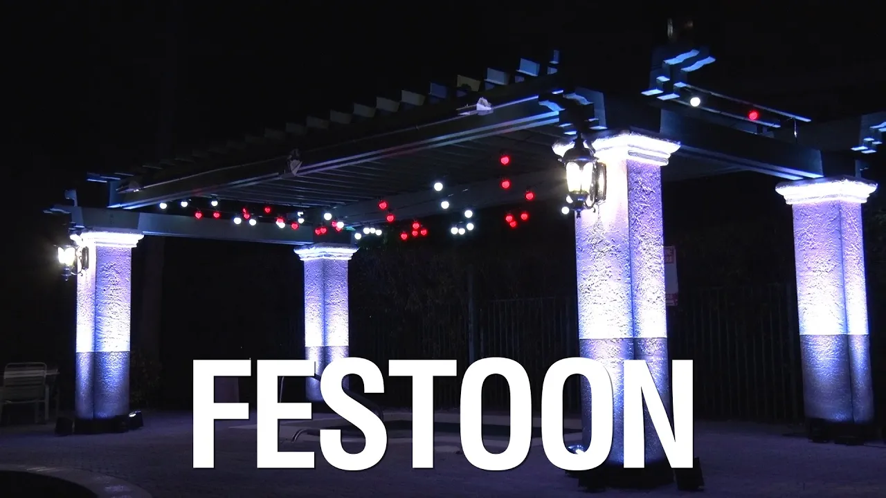 Product video thumbnail for Chauvet Festoon 2 RGB String Lighting System