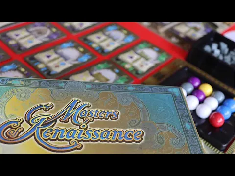 Masters of Renaissance: Lorenzo il Magnifico – The Card Game - Ten Minute Teach - I Play Red