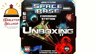 Space Base Command Center Unboxing, One big box, plus sleeves and higher player count for Space Base