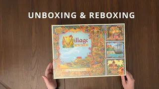 Village: Big Box (base game plus expansions) - Board Game Unboxing and Reboxing - What's in the Box?
