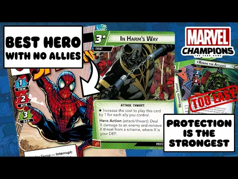 [NO ALLIES] Spider-Man vs Expert Ronan | Marvel Champions Playthrough | Why Protection is the Best