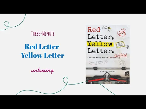 Red Letter Yellow Letter - 3-Minute Unboxing