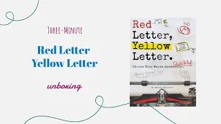 Red Letter Yellow Letter - 3-Minute Unboxing
