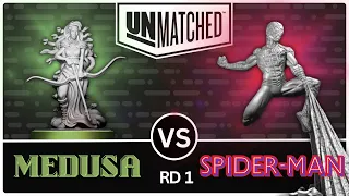 Medusa vs Spider-Man! (Unmatched Tournament - Round 1)