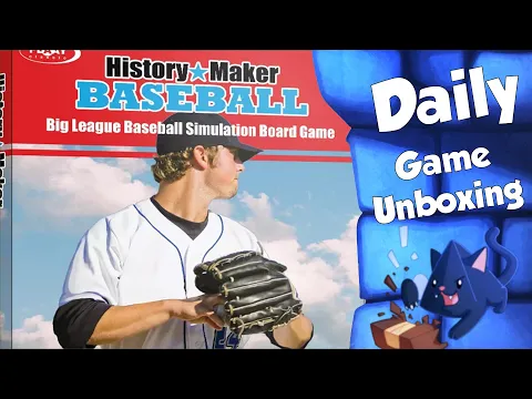 History Maker Baseball Daily Game Unboxing