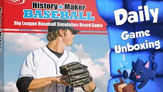 History Maker Baseball Daily Game Unboxing