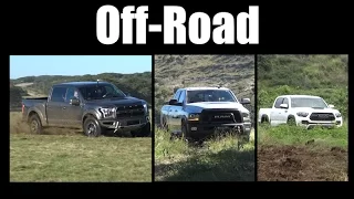 What's the Best Truck Off-Road: Raptor vs Power Wagon vs Tacoma TRD Pro? - TFLtruck Today #3