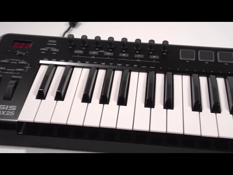 Product video thumbnail for Alesis QX25 USB/MIDI 25-Key Controller with Faders