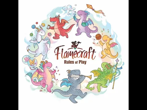 Unboxing Flamecraft - A Board Game about a magical realms where dragon artisans bakes and cooks!