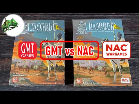 Almoravid. Comparativa entre ediciones GMT y NAC Wargames