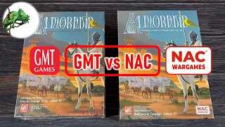 Almoravid. Comparativa entre ediciones GMT y NAC Wargames