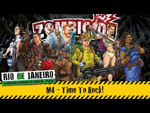 Zombicide 2nd Edition: Rio Z Janeiro Campaign (Mission M4) Board Game Gameplay