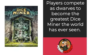 Dice Miner by Purge Reviews: Dice drafting from the mountain as living and breathing dwarves!