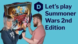 One of the best card games just got EVEN BETTER | Summoner Wars 2nd Edition board game playthrough