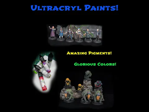 Initial Impressions of Ultracryl Paints with Cthulhu Death May Die