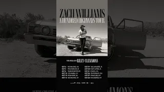 Join my this fall on the “A Hundred Highways Tour” | Grab your tickets at zachwilliamsmusic.com.