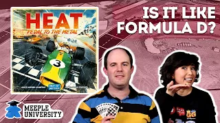 Heat Pedal to the Metal - Like Formula D and Flamme Rouge? A Board Game Review